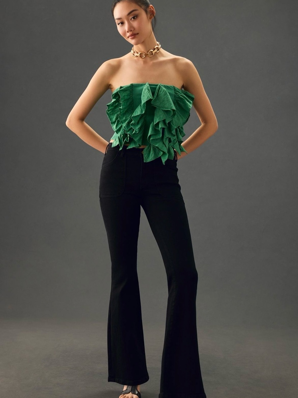 NWT The Icon Flare Jeans by Pilcro (Anthropologie)